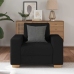 Sillón de tela negro 59 cm