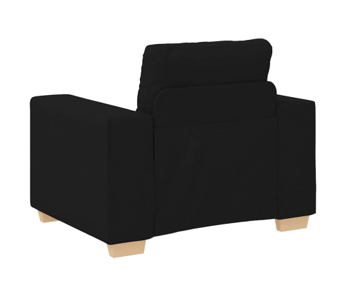 Sillón de tela negro 59 cm