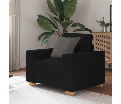 Sillón de tela negro 59 cm