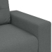 Sofá Loveseat gris oscuro 140 cm de tela