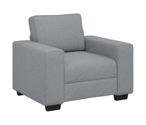 Sillón Sofá Tela Gris Claro 60 cm