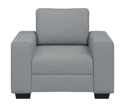 Sillón Sofá Tela Gris Claro 60 cm