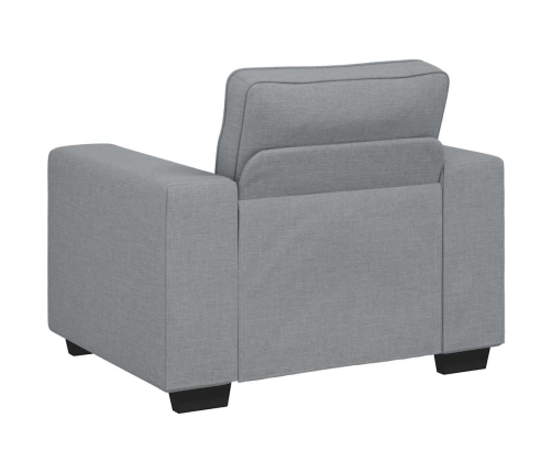 Sillón Sofá Tela Gris Claro 60 cm