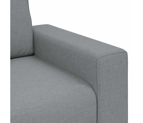 Sillón Sofá Tela Gris Claro 60 cm