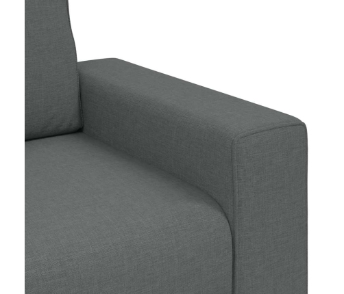 Sillón Sofá Tela Gris Oscuro 60 cm