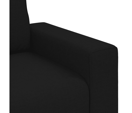 Sillón de tela negro 60 cm