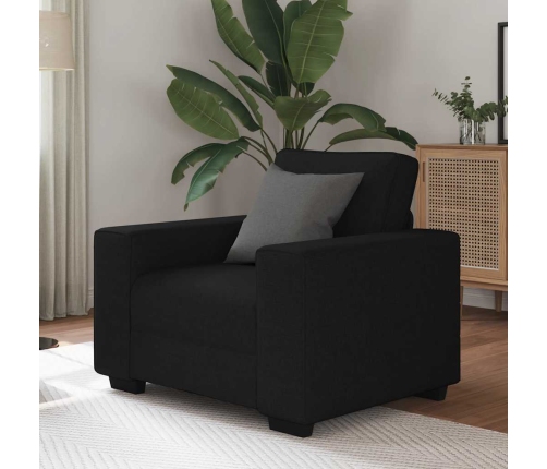 Sillón de tela negro 60 cm