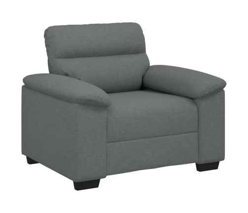 Sillón Sofá Tela Gris Oscuro 60 cm