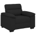 Sillón de tela negro 60 cm