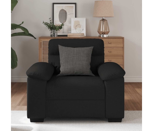 Sillón de tela negro 60 cm