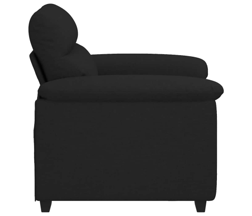 Sillón de tela negro 60 cm