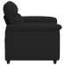 Sillón de tela negro 60 cm