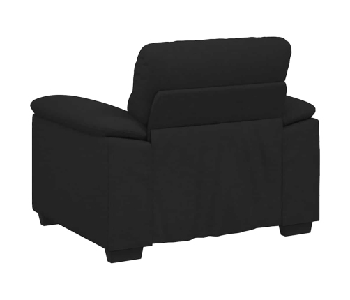 Sillón de tela negro 60 cm