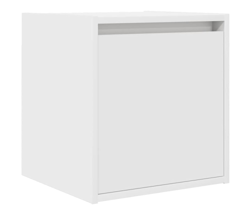 Mesillas de noche de pared 2 uds blanco 38x34x40 cm