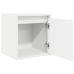 Mesillas de noche de pared 2 uds blanco 38x34x40 cm