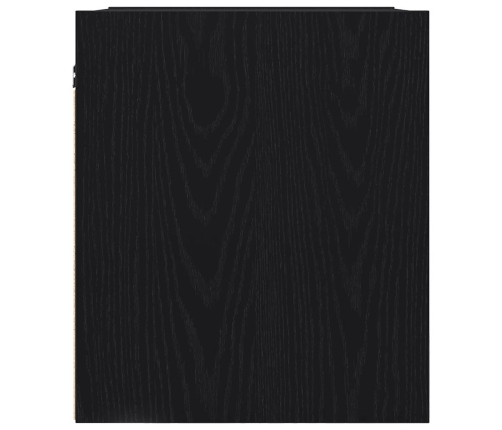 Mesillas de noche de pared 2 uds. Color negro 38x34x40 cm