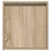 Mesillas de noche de pared 2 uds roble Sonoma 38x34x40 cm