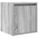 Mesillas de noche de pared 2 uds gris Sonoma 38x34x40 cm