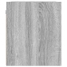 Mesillas de noche de pared 2 uds gris Sonoma 38x34x40 cm