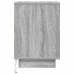 Mesillas de noche con luces LED 2 uds gris sonoma 38x34x50 cm