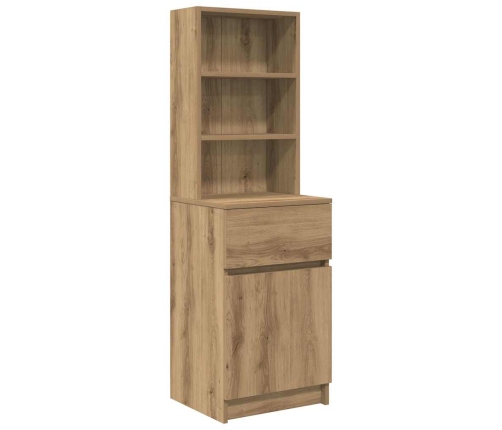 Mesilla de noche Artisan Oak 39x35x125 cm Madera de ingeniería