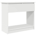 Mesa consola con cajones blanca 85,5x38,5x74,5 cm