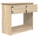 Mesa consola con cajones roble Sonoma 85,5x38,5x74,5 cm