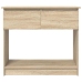 Mesa consola con cajones roble Sonoma 85,5x38,5x74,5 cm