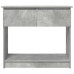 Mesa consola con cajones gris hormigón 85,5x38,5x74,5 cm