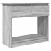 Mesa consola con cajones Sonoma gris 85,5x38,5x74,5 cm