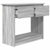 Mesa consola con cajones Sonoma gris 85,5x38,5x74,5 cm