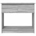 Mesa consola con cajones Sonoma gris 85,5x38,5x74,5 cm