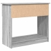 Mesa consola con cajones Sonoma gris 85,5x38,5x74,5 cm