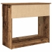 Mesa consola con cajones madera vieja 85,5x38,5x74,5 cm