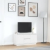 Mueble de TV con luces LED blanco 100x41x50 cm