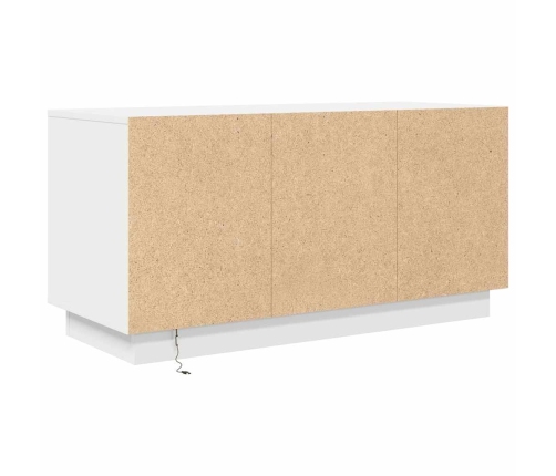 Mueble de TV con luces LED blanco 100x41x50 cm