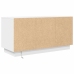 Mueble de TV con luces LED blanco 100x41x50 cm