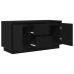 Mueble de TV con luces LED roble negro 100x41x50 cm