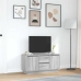 Mueble de TV con luces LED Sonoma gris 100x41x50 cm