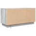 Mueble de TV con luces LED Sonoma gris 100x41x50 cm