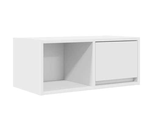 Mueble de TV de madera de ingeniería blanco 60x31x25,5 cm