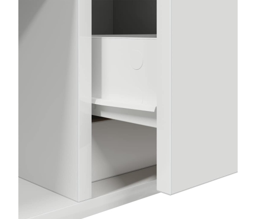 Mueble de TV de madera de ingeniería blanco 60x31x25,5 cm