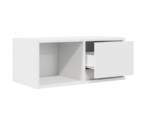 Mueble de TV de madera de ingeniería blanco 60x31x25,5 cm