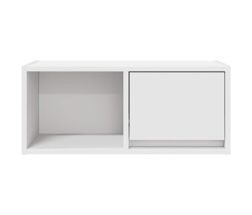 Muebles de TV 2 uds Blanco 60x31x25,5 cm Madera de ingeniería