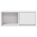 Muebles de TV 2 uds Blanco 60x31x25,5 cm Madera de ingeniería