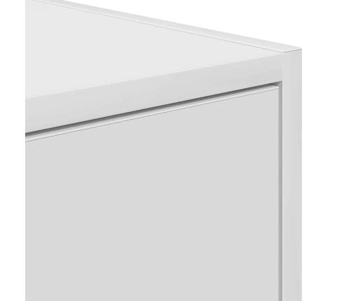 Muebles de TV 2 uds Blanco 60x31x25,5 cm Madera de ingeniería