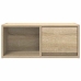 Mueble para TV madera contrachapada roble ahumado 60x31x25,5 cm