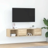 Muebles de TV 2 uds madera ingeniería roble Sonoma 60x31x25,5cm