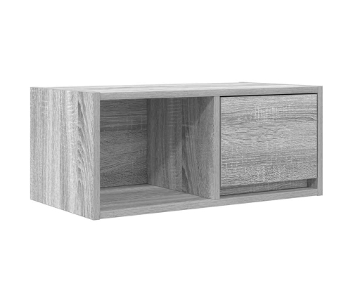 Mueble de TV madera contrachapada gris Sonoma 60x31x25,5 cm