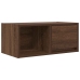 Mueble de TV madera contrachapada roble marrón 60x31x25,5 cm